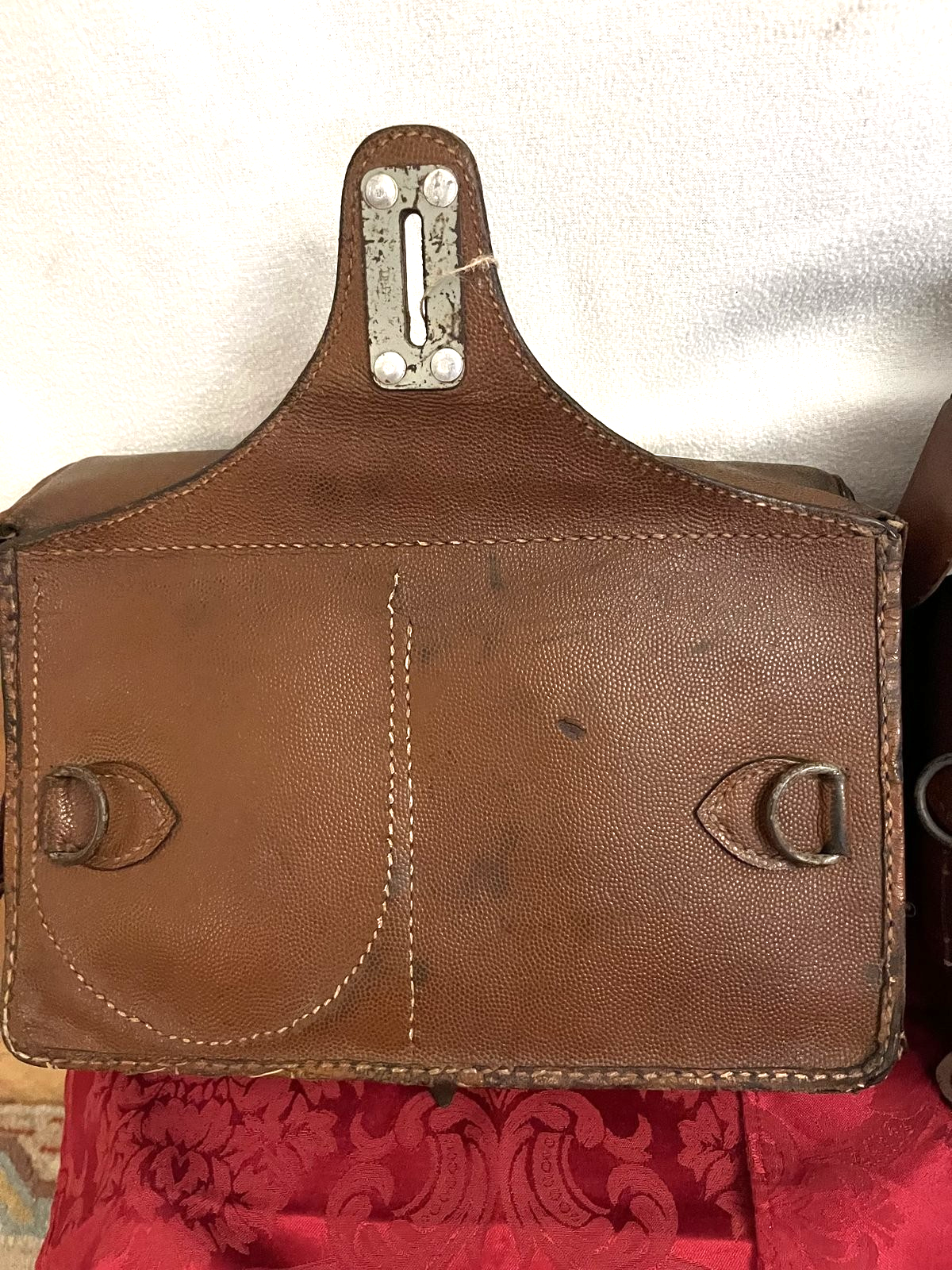 WW2 German Wehrmacht Packtaschen 40 Cavalry Saddlebags cxb 40 Ebensberg 1942 - Image 6