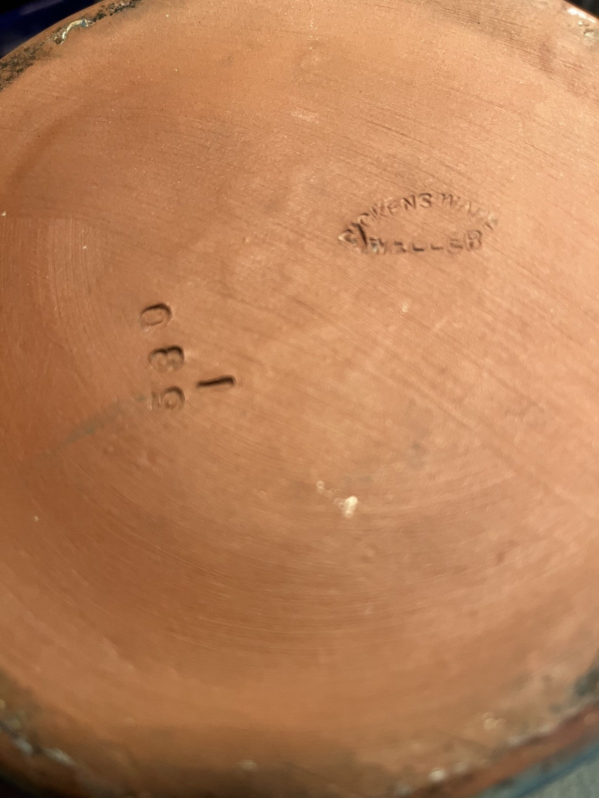 Early 20thC Weller Dickinsonware Pottery Pitcher Medieval Jester Mint 11.5" 590 - Image 8