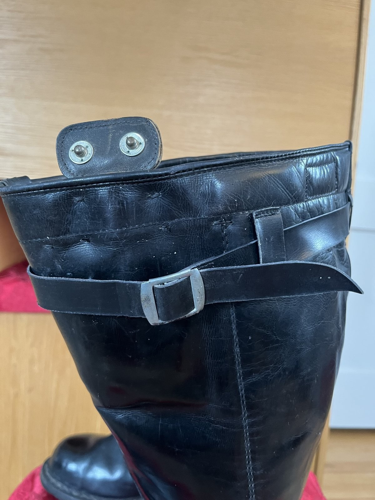 WW2 German Luftwaffe High-Altitude Leather Flight Boots Willop Nokel Heated 11 - Image 2