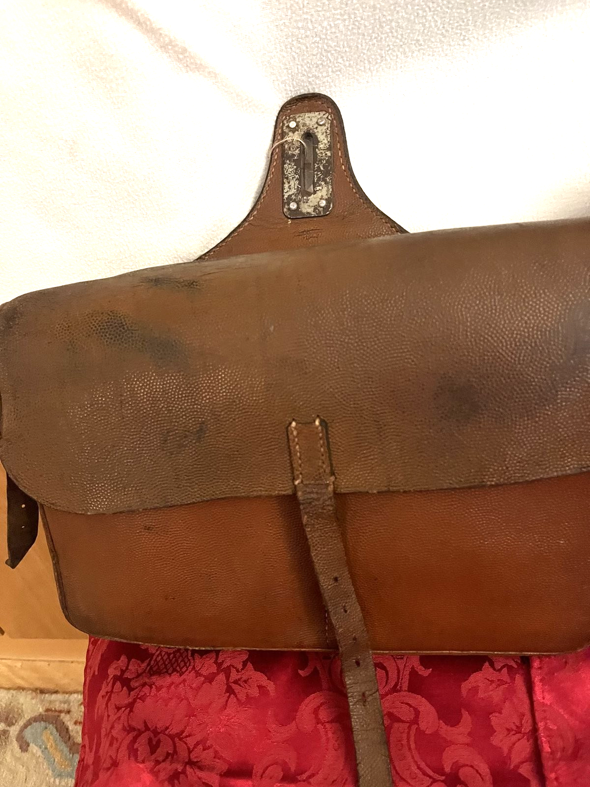 WW2 German Wehrmacht Packtaschen 40 Cavalry Saddlebags cxb 40 Ebensberg 1942 - Image 2