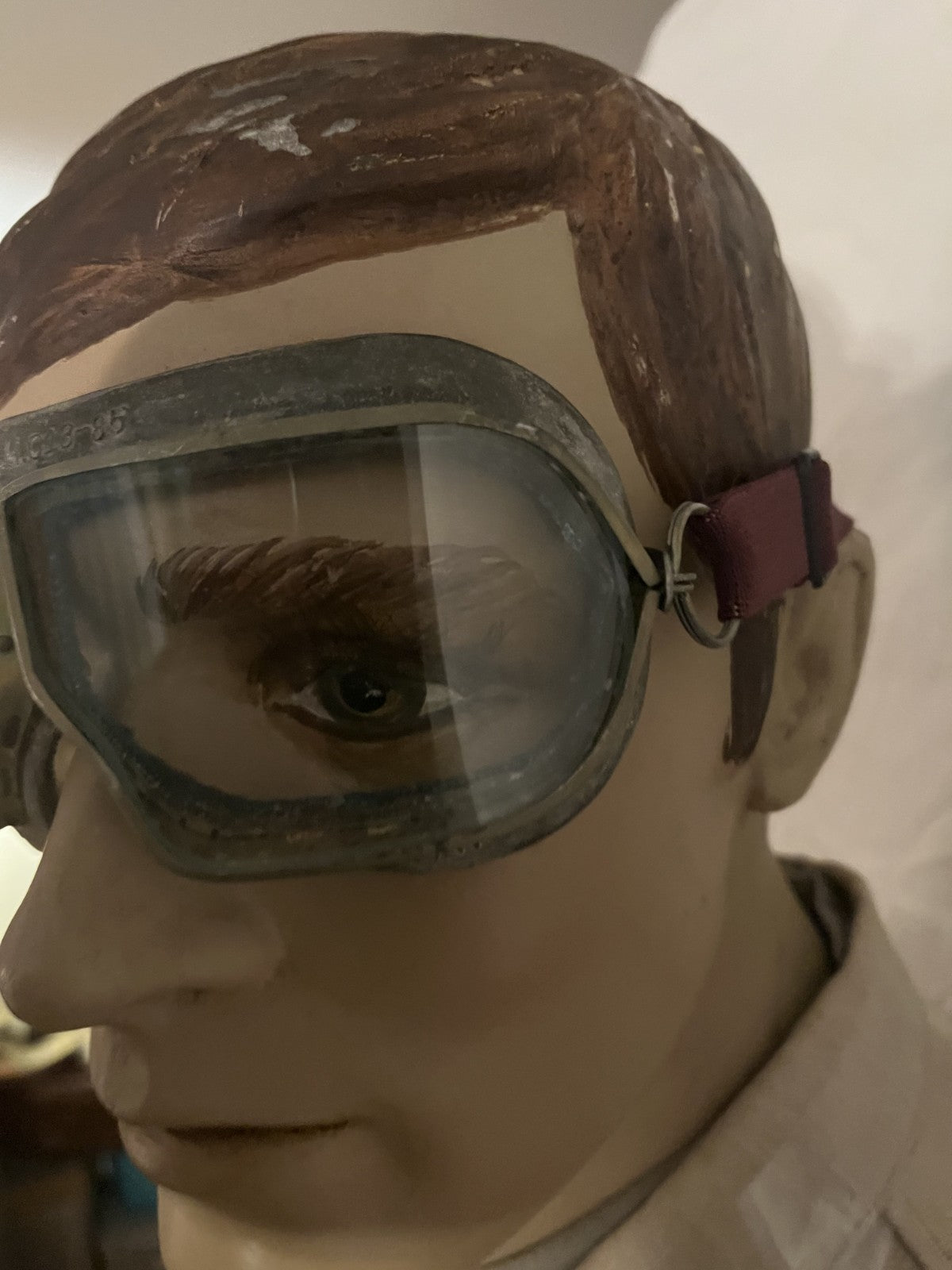 Vintage Soviet Military Tank Goggles Glass Vented USSR 1985 Cold War 12.4.013-85 - Image 14