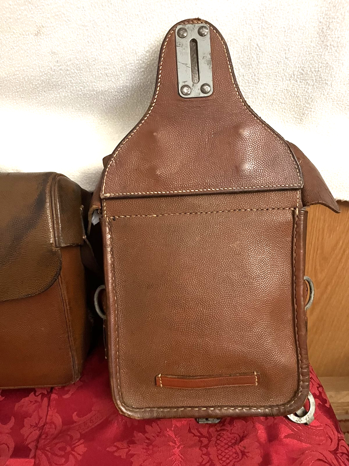 WW2 German Wehrmacht Packtaschen 40 Cavalry Saddlebags cxb 40 Ebensberg 1942 - Image 4