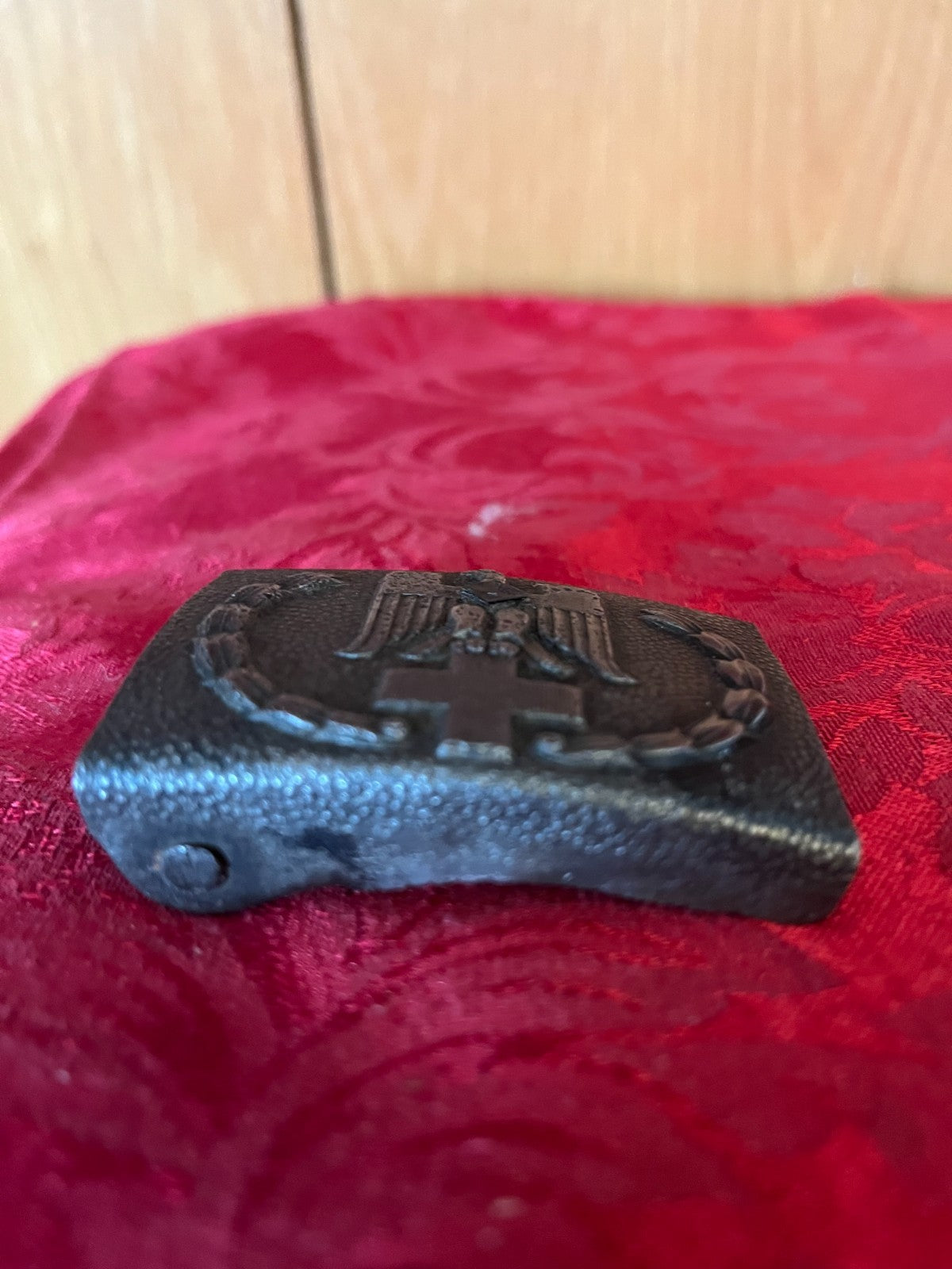 WW2 German Red Cross Belt Buckle DRK Variant Design Koppelschloss Original 1942 - Image 3