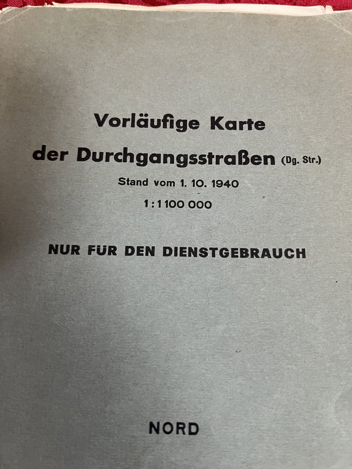 WW2 German Wehrmacht Officer Leather Map Case 1940 Field Map A.W. Faber Pencils - Image 4