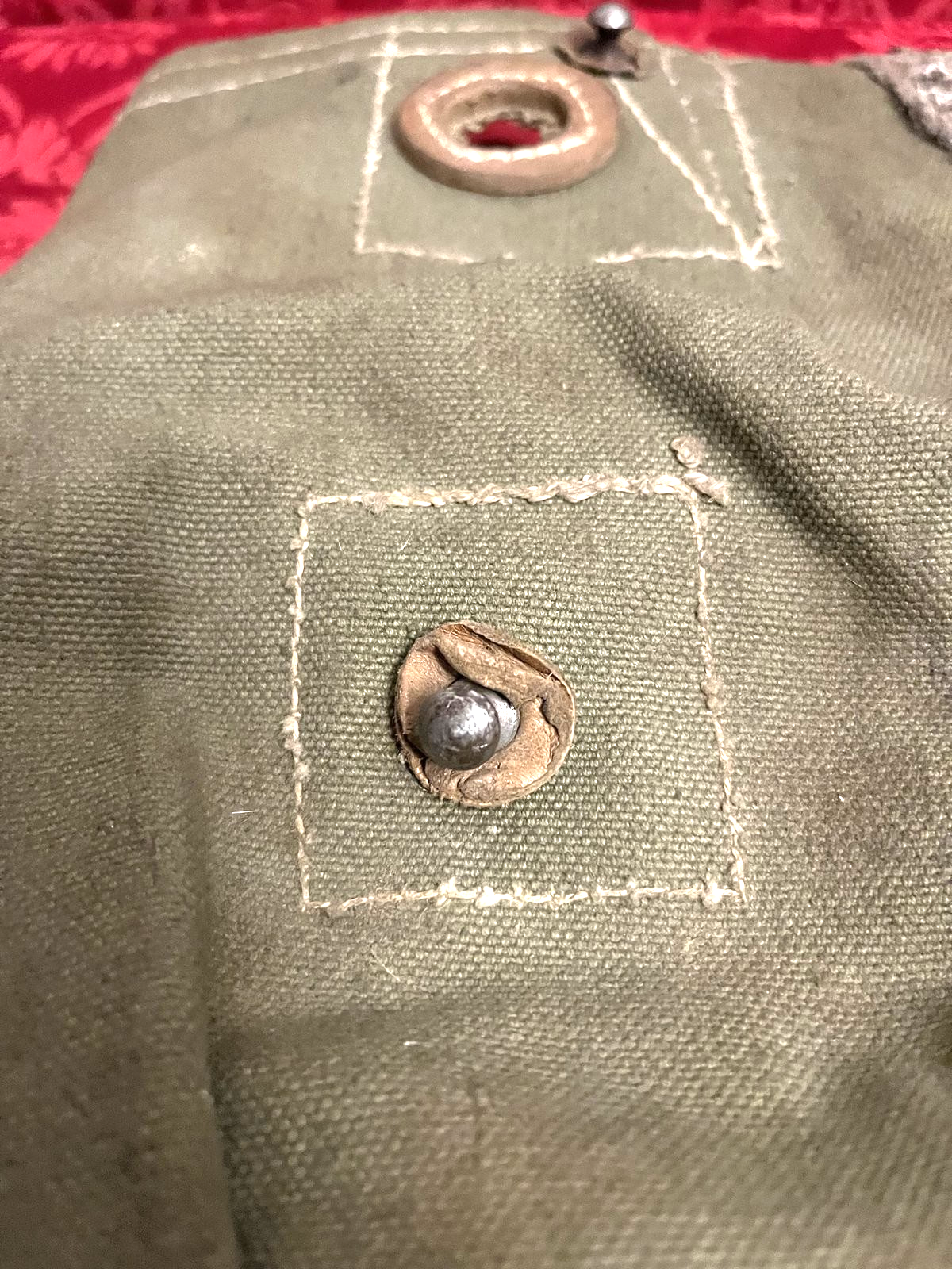 WW2 German Wehrmacht MG42 Canvas Leather Action Cover Breach Eagle Stamp - Image 7